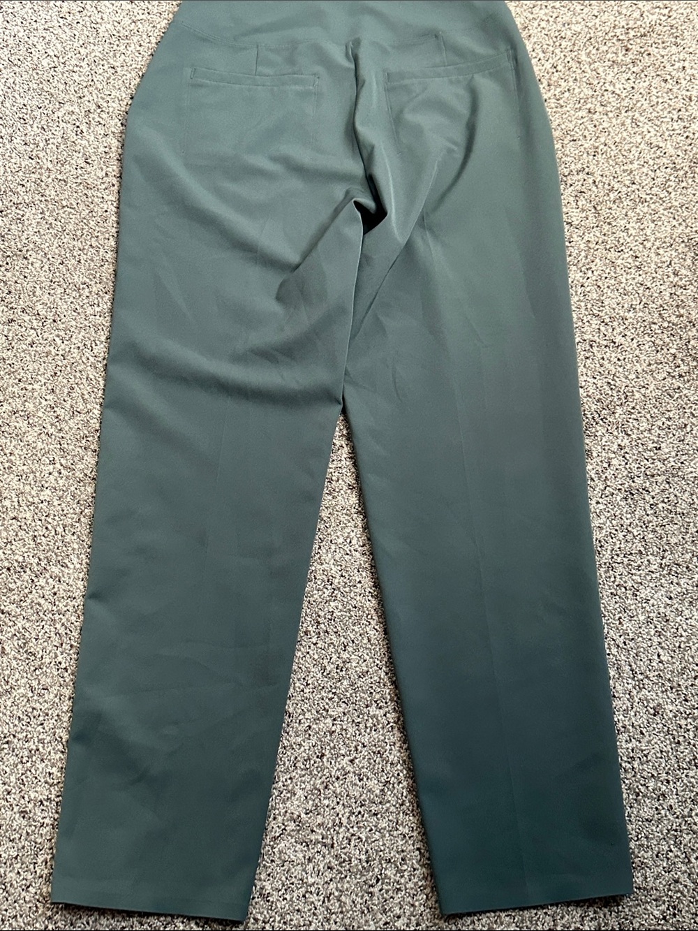 Athleta end less high rise Green Straight-Leg Dress Pants size 8T botanical - Picture 8 of 10